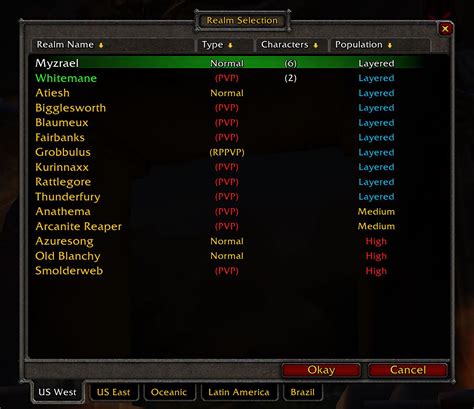 wow realm status incompatible  World of Warcraft server population, statistics and status - region US Incompatible realms generally means your game client is not the most recent version of the game