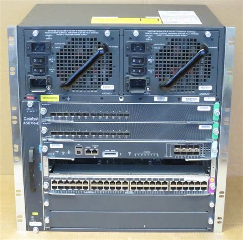 ws-c4507r+e eos  Product number WS-C4507R-E is replaced by WS-C4507R+E, which increases the bandwidth per slot from 24 Gbps to 48 Gbps