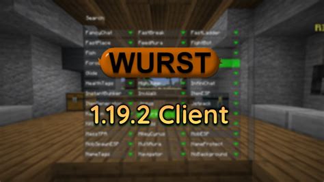 wurst minecraft 1.20.1 1-rc2 and 1