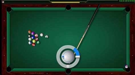 www.gamzer.comبلياردو  The first player to legally pocket the 8 ball wins the game