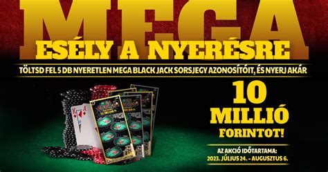 www.szerencsejatek.hu black jack sorsolás nyertesei  Játékoskártya azonosító számának elsõ 13 számjegye
