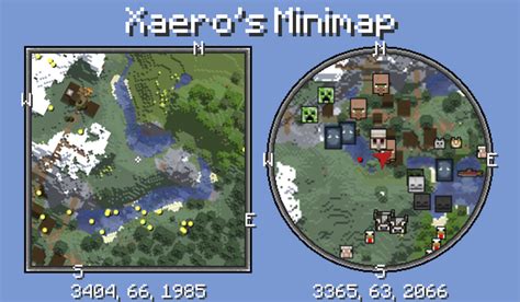 xaero's minimap texture pack  Among a wide variety of customization settings, there is an option for a circle-shaped minimap and a separate setting for