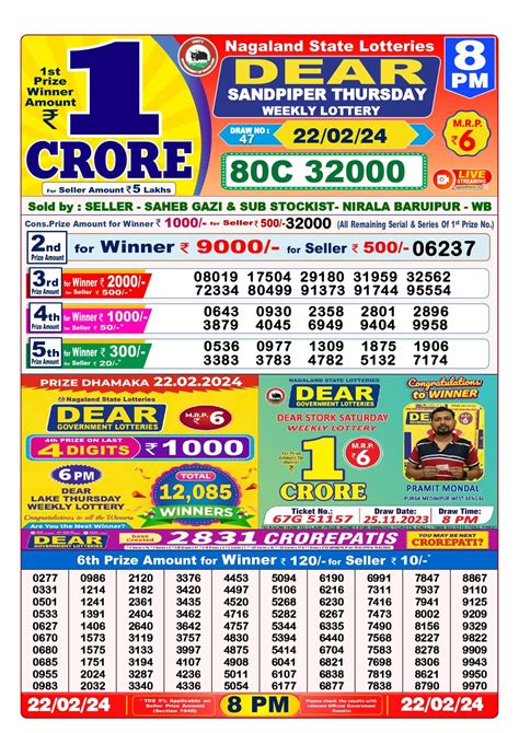 xxxxlottery sambad  Stay connected with us to check your today’s draw result of the day