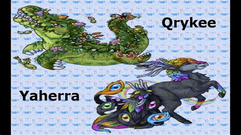 yaherra The qrykee and yaherra are two pets that have a very special method for obtaining them