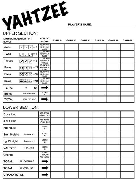 yahtzee sheets pdf  Printable Yahtzee Score Sheets Pdf Yahtzee Score Sheet Templates Free Samples Examples Format Yahtzee Score Card Yahtzee Score Sheets Yahtzee Source: i