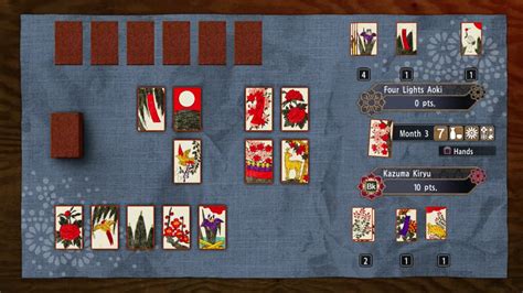 yakuza 0 koi koi 1 million  The first player to play picks a card from his hand and pairs it up with any card in play by matching