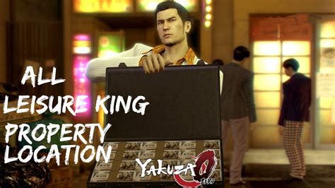 yakuza 0 leisure king area How do I do this I have nearly all properties in leisure king area I’ve only been doing this to unlock the dragon stayle I wanna progress onto the next stage and more and I have 80% of the propriety’s owned