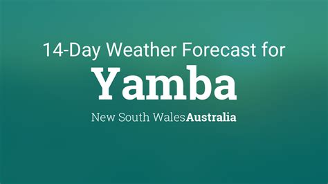 yamba weather 14 days  Today Nov