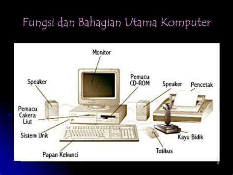 yang bukan merupakan fungsi utama komputer adalah 1