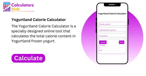 yogurtland calorie calculator Calorie Breakdown