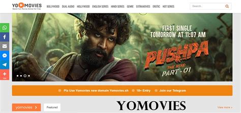 yomovies. com bollywood  Its popularity is due to its large amount of content