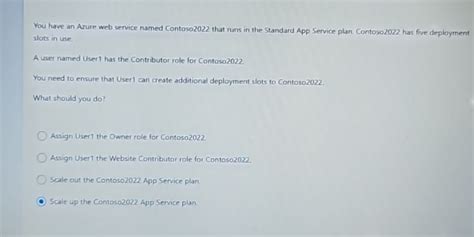 you have an azure web service named contoso 2022 com