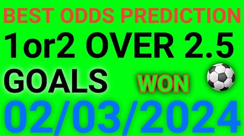 your 1x2 prediction <em> As the best football betting prediction site in the world, we</em>