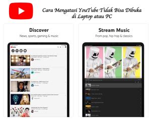 youtube tidak bisa dibuka di laptop Simak penjelasannya di bawah ini