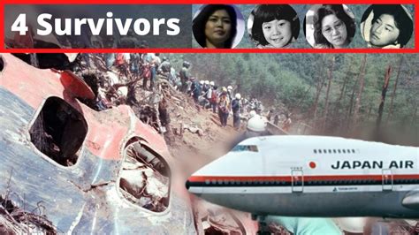 yumi ochiai japan airlines flight 123 survivors <b> The four survivors, all female, were seated on the left side and towards the middle of seat rows 54–60, in the rear of the aircraft</b>