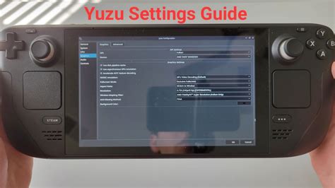 yuzu settings steam deck  Use power tools and turn off SMT if using Yuzu, and set GPU to normal (this breaks some graphics in cities)