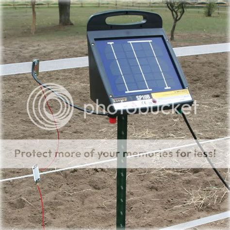 zareba sp10b Zareba 10 Mile Solar Powered Electric Fence Charger 