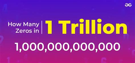 zeros in trillion When we count zeros in 100 trillion above, we see that there are 14 zeros