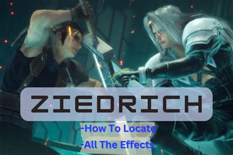 ziedrich crisis core  Just kill it and complete the mission