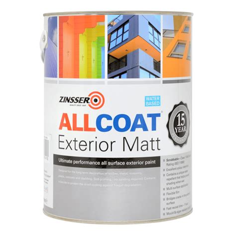 zinsser allcoat  A truly water-based exterior satinwood with great adhesion and capable of coating almost anything!! You can use it on masonry, woodwork, or even metal work