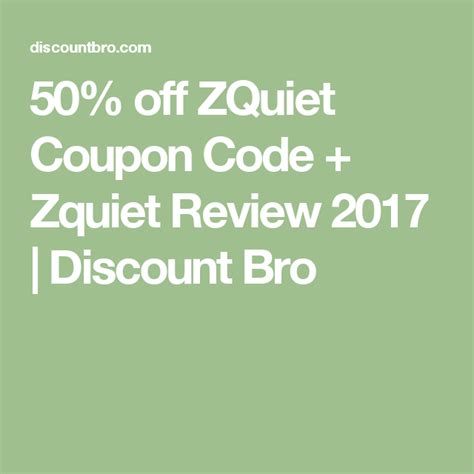 zquiet discount codes  First Name