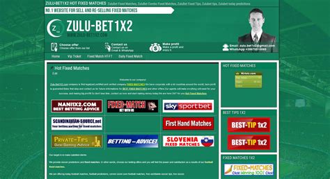zulu fixed matches  As an Italian fixed matches top source website, we at Hot Fixed Matches Kenya are committed to supplying clients with the finest fixed matches for