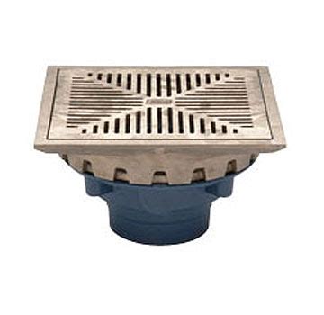 zurn z158  855-663-9876, Fax 814-454-7929 In Canada | Zurn Industries Limited 10" Square Top Prom-Deck Drain