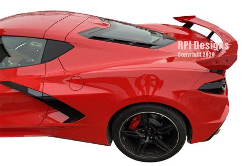 2024-2024 C8 Corvette Next Gen High Wing Spoiler - RPIDesigns