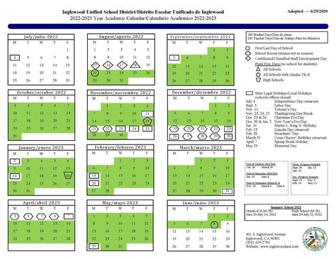 2024-2024 District Calendar - Rankin Elementary School