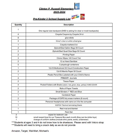 2024-2024 School Supply List - Gorzycki Middle School Campus …