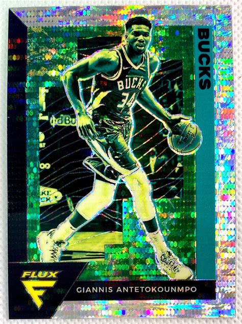 2024-21 Panini Flux Silver Giannis Antetokounmpo #97 Greek Freak Bucks NBA