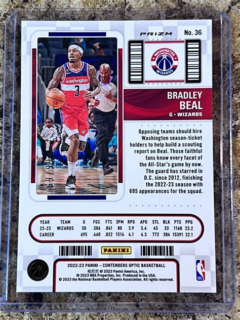 2024-21 Panini Mosaic Bradley Beal Reactive Blue Prizm #69 …