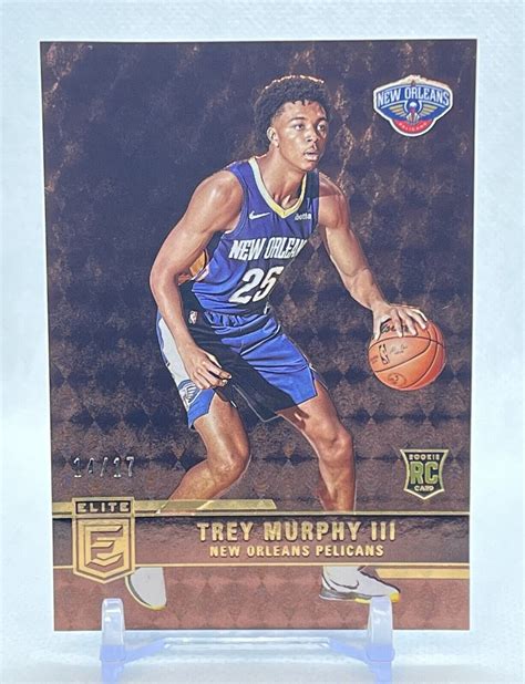 2024-22 Donruss Rated Bronze Trey Murphy III Rookie New …