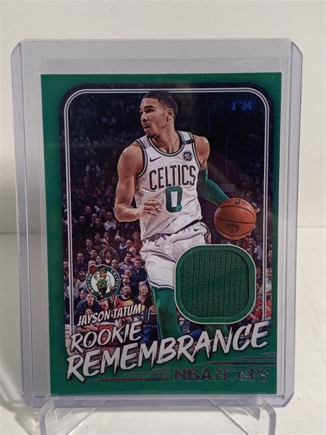 2024-23 NBA Hoops Jason Tatum Rookie Remembrance Patch RR …