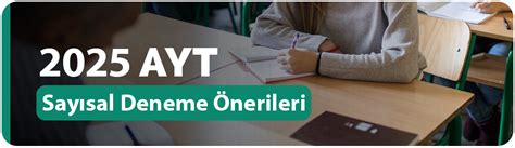 2025 AYT Deneme Önerileri Kitapsec.