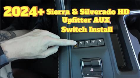 2025 gmc 3500 upfitter switches. .  ...