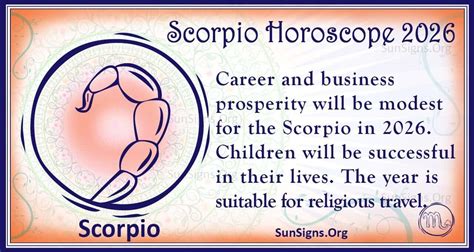 2026 scorpio horoscope