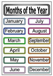 203 515 Months Of The Year Stock Photos Months Of The Year Picture - Months Of The Year Picture