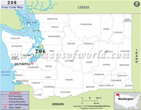 206 area code washington