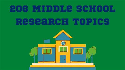 206 Middle School Research Topics 2023 Middle School Science Topics - Middle School Science Topics
