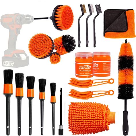 20Pcs Car Wheel Tire Detailing Brush Set,Car Detailing kit,Car ...