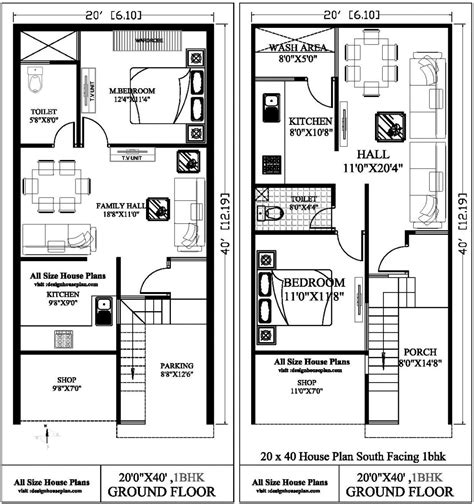 20x40 house plans with 1 bedroom. 40 ft wide house plans are designed for spacious living on broader lots. These plans offer expansive room layouts, accommodating larger families and providing more design flexibility. Advantages include generous living areas, the potential for extra amenities like home offices or media rooms, and a sense of openness. 