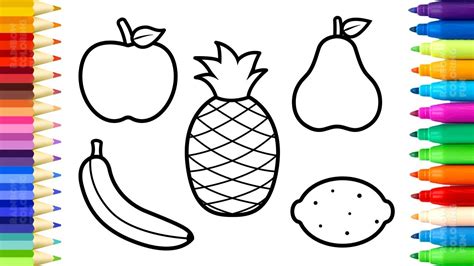 21+ Amazing Image of Fruit Coloring Pages