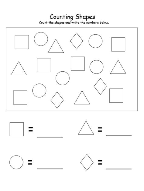 21+ Basic Counting Worksheets Free Coloring Pages
