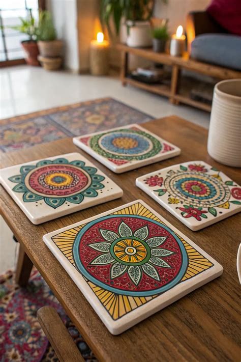 21+ Stylish Ceramic Coaster Ideas for Any Home - muktibox.com