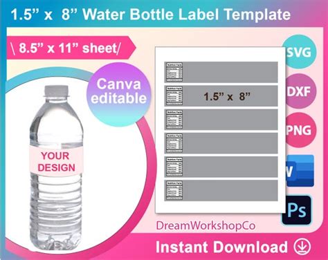 21+ Water Bottle Template PSD Format Download Free & Premium Templates