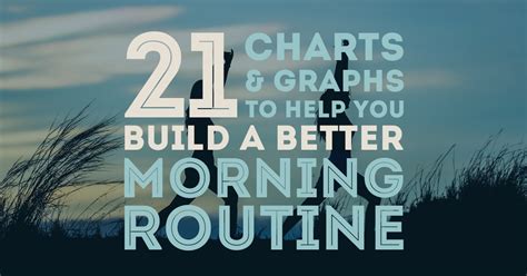 21 Charts to Help You Build a Better Morning Routine Cleverpedia