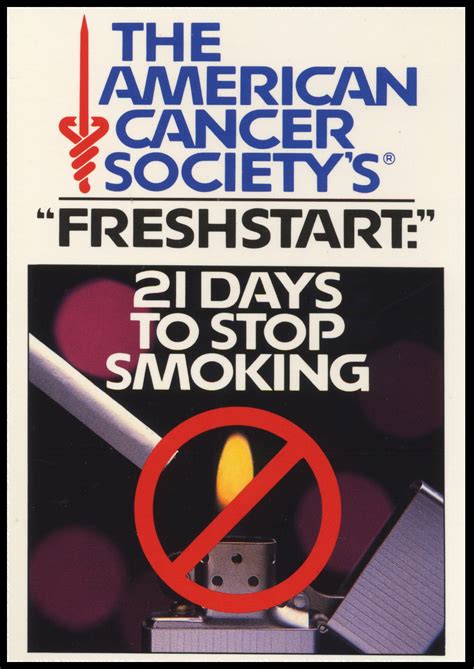 21 Days to Stop Smoking American Cancer Society