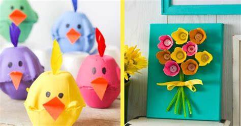 21 Egg Carton Crafts for Kids Perfect for Spring - raincitystudios.com