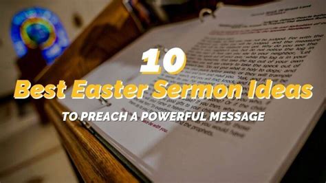 21 Easter Sermon Ideas - Illustrations - Videos - Outlines